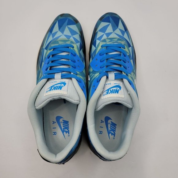 Nike Air Max 90 2013 Ice Blue Lace Up Men\'s Athletic Shoes 631748-401 US Size 10 main image 5